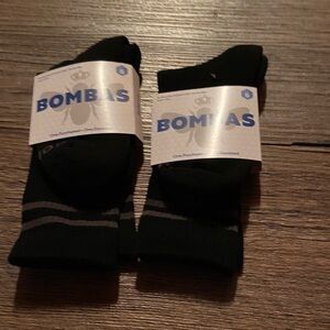 Bombas Men's Black Casual Socks